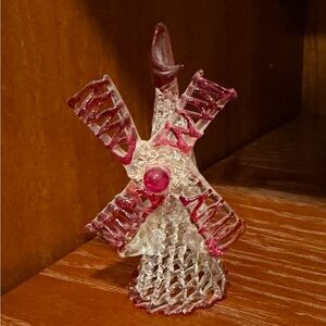 Vintage Blown Glass Windmill